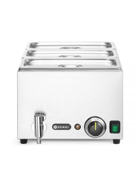 Set bain-marie Ranger with tap + 3 GN 1/3