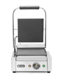 Contact grill single half-ribbed 220x232