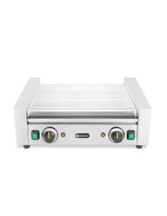 Roller grill for sausages 2 zones