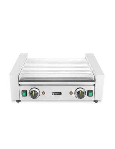 Grill roulant pour saucisses 2 zones