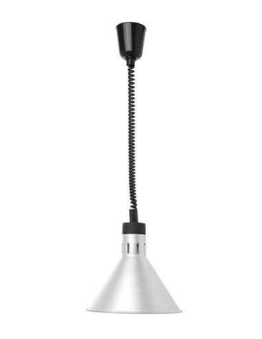 Lampe chauffante réglable conique (inox)