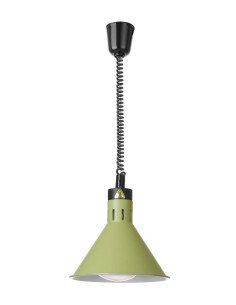 Lampe chauffante réglable conique (gris)