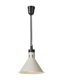 Lampe chauffante réglable conique (chrome)
