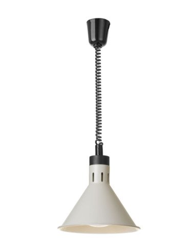 Lampe chauffante réglable conique (chrome)