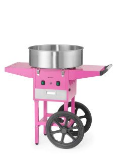 Cotton candy machine pink with trolley