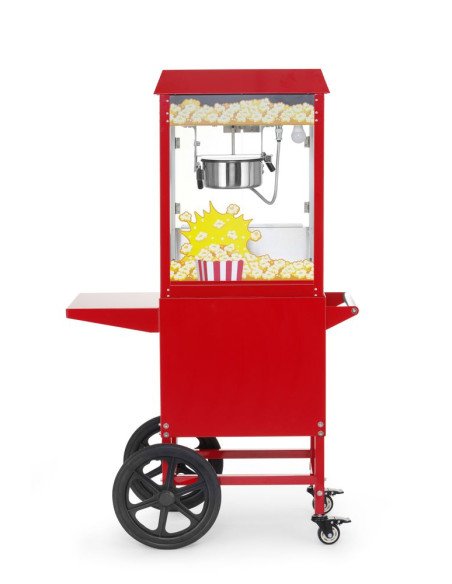 Popcornmachine met kar