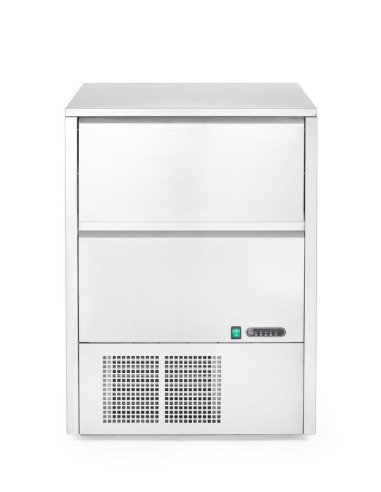 Ice machine 60 kg/24 h bin 30 kg full cubes HENDI 271438