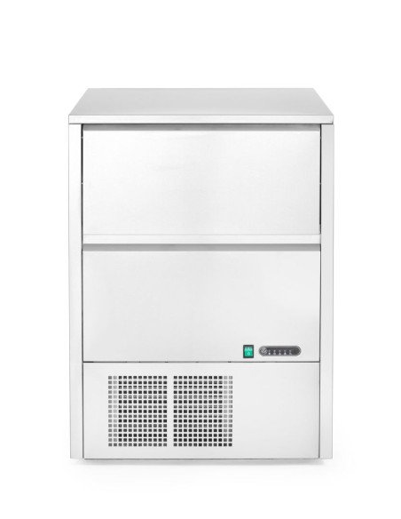 Ice machine 60 kg/24 h bin 30 kg full cubes HENDI 271438