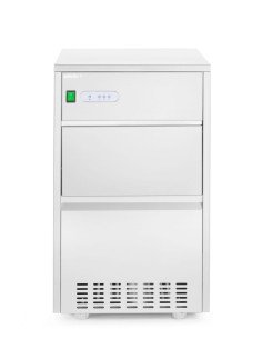 Ice machine 50 kg/24 h bin 7 kg hollow cubes HENDI 271780