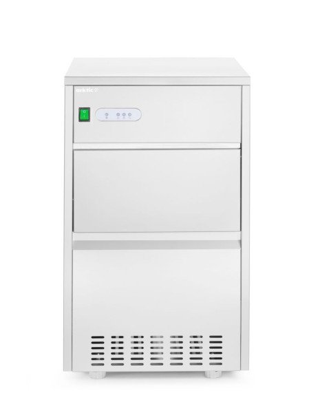 Ice machine 50 kg/24 h bin 7 kg hollow cubes HENDI 271780