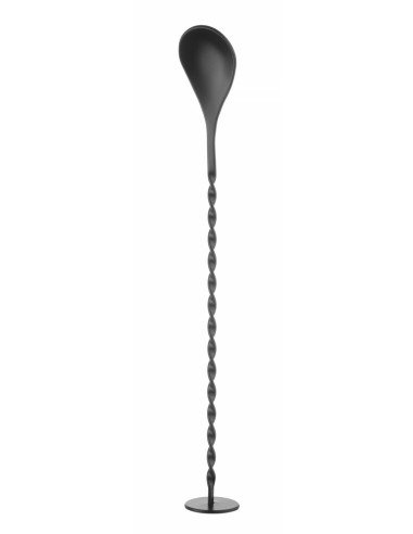 Cocktaillepel met stamper zwart