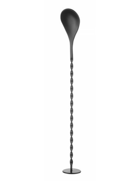 Cocktaillepel met stamper zwart